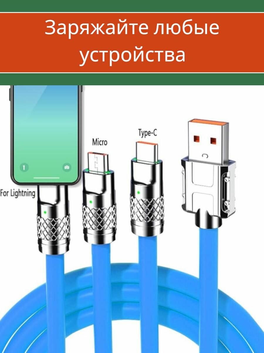 Провод для iphone type-c быстрая зарядка