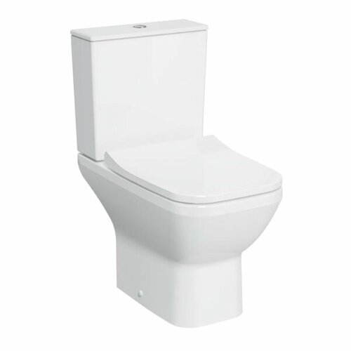 Унитаз-компакт VitrA Integra Square Open-Back 9833B003-7205 с микролифтом унитаз компакт vitra integra round 620х355х785 с сиденьем антиб покрытие безободковый 9833b003 7206