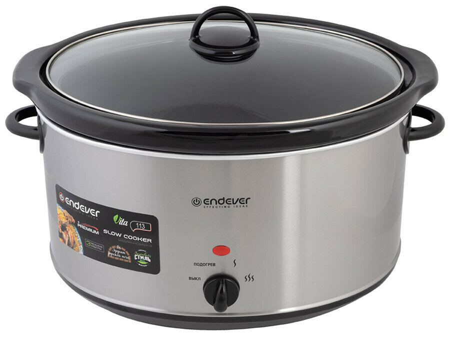 фото Мультиварка Endever Vita-113 стальной