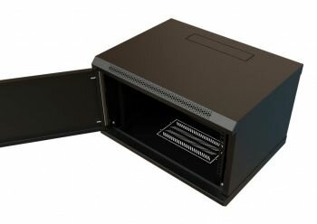 Шкаф WRLINE Шкаф коммутационный WRLINE настенный, металлическая передняя дверь, 9U — фото 4