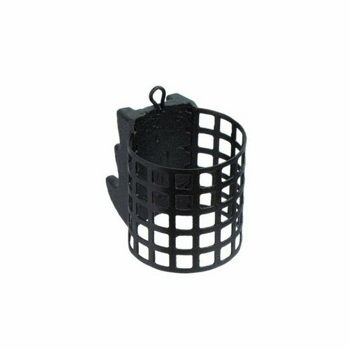 фото Груз-кормушка металлическая me batman m perfo, цвет matt black, 80 г, 30 мл x-feeder