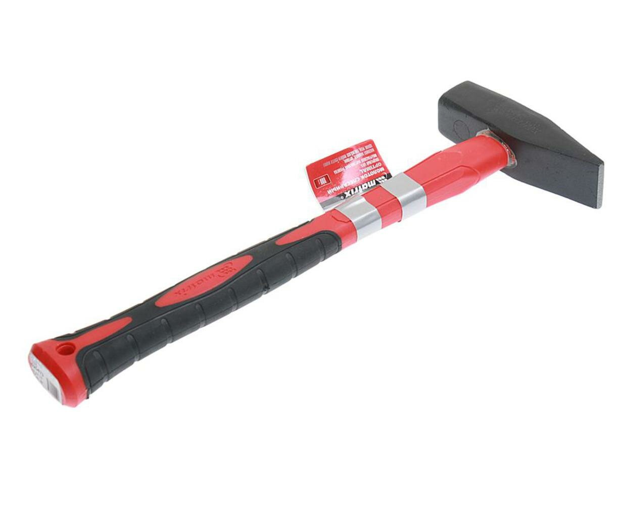 Молоток 0.800кг слесарный фибергласовая ручка MATRIX