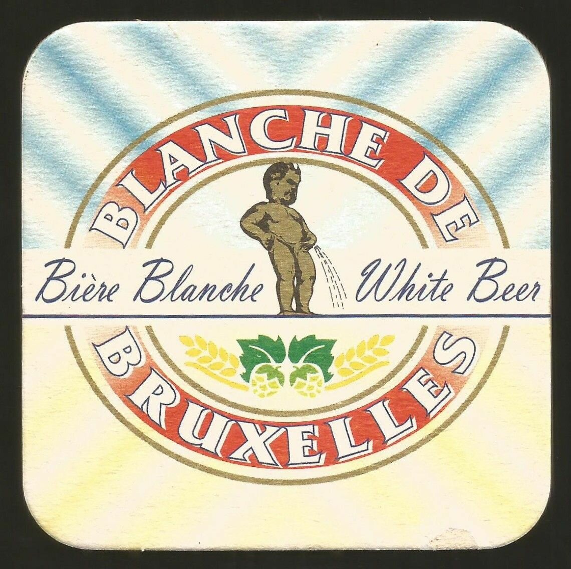 фото Бирдекель (костер) Германия BLANCHE DE BRUXELLES (подставка под пивной бокал)