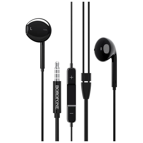 Гарнитура BOROFONE BM30 Original Series 35 мм вкладыши 12м черный 57000₽