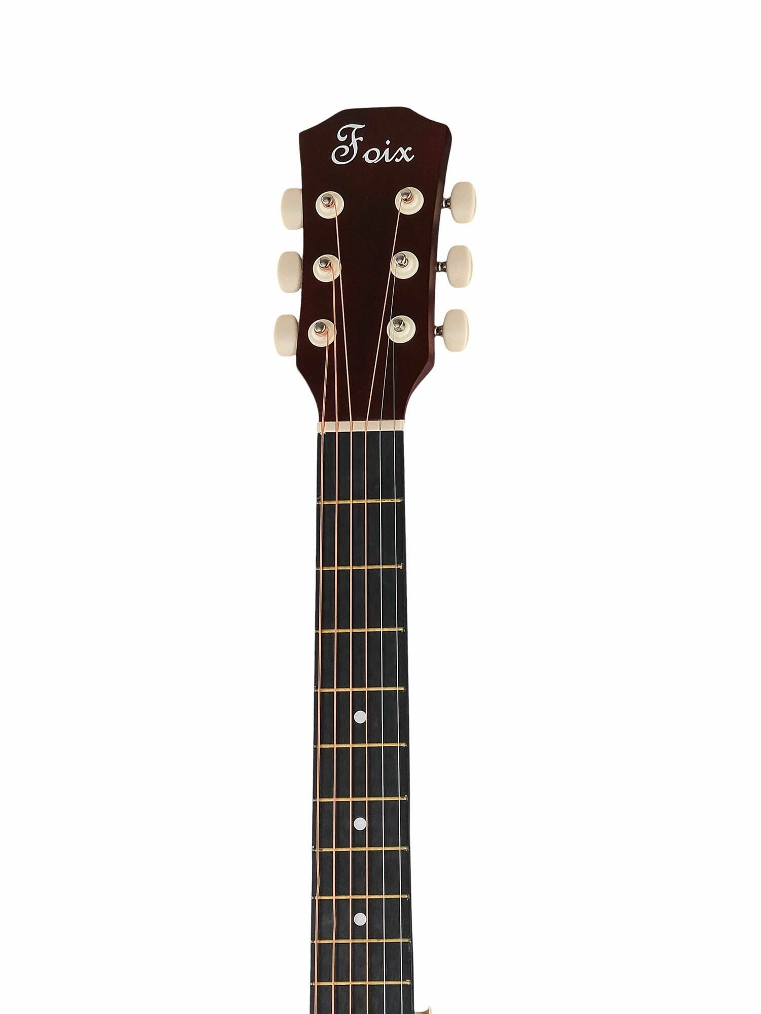 Акустическая гитара, с вырезом, цвет натуральный, Foix FFG-38C-NA-M