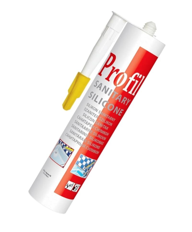 SOUDAL Герметик силиконовый Soudal Profil, санитарный, белый, 270 мл