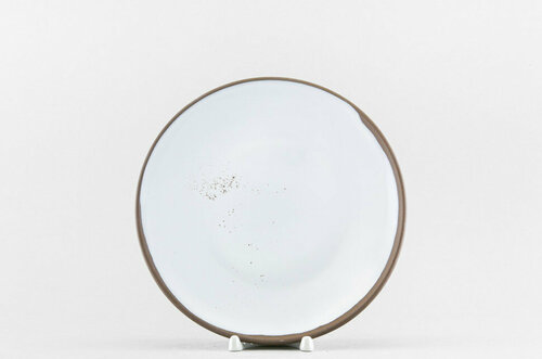Тарелка плоская 22 см Борисовская керамика Бланманже