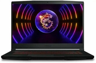 Игровой ноутбук MSI Thin GF63 12UCX/9S7-16R821-1043/Core i5-12450H/8Gb/512Gb/15.6 FHD 144Hz/RTX 2050 4GB/DOS черный