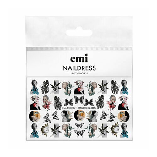 E.Mi, Слайдер-дизайн №67 Фьюжн Naildress Slider Design набор emi слайдер дизайн naildress 4 косметика 3 шт