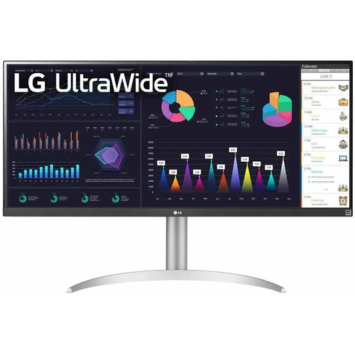 Монитор LG UltraGear 34WQ650-W 34, черный и серебристый [34wq650-w. aruz]