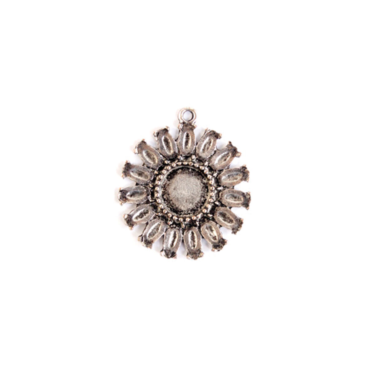 H2115 Подвеска металлическая основа, d 25 мм, упак./5 шт, Astra&Craft (серебро)