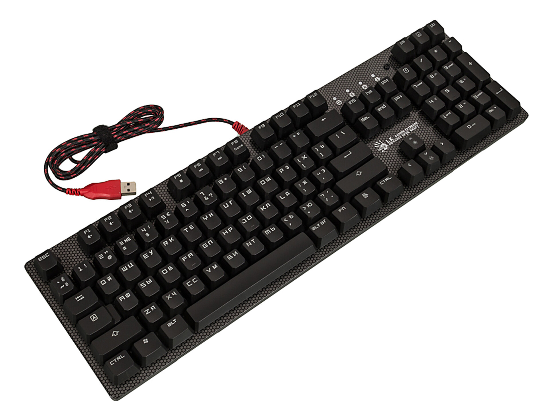 Клавиатура A4 Bloody B810R NetBee механическая черный USB Multimedia for gamer LED