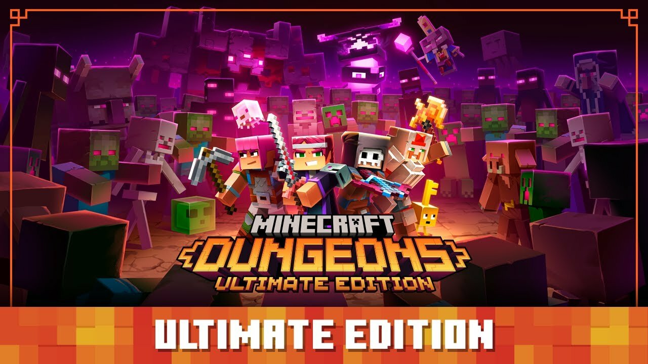 Игра Minecraft Dungeons Ultimate Edition для Windows 10/11 (2 Кода Активации, Регион: Турция)