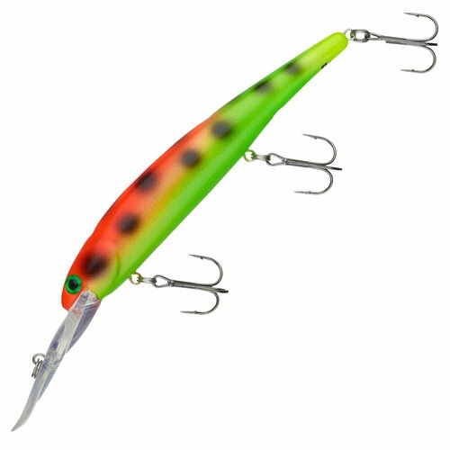 Воблеры для троллинга Bandit Deep Walleye Generator цв. G05 Haleys Chameleon, 17,5 гр 120 мм, на щуку, судака, минноу / всплывающий, до 8,2м