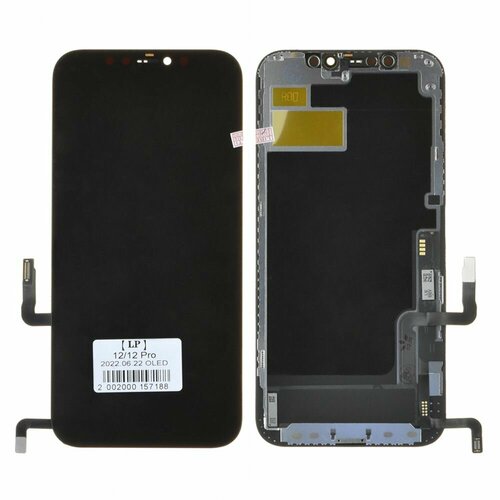 LCD дисплей для Apple iPhone 12/12 Pro (черный) OLED