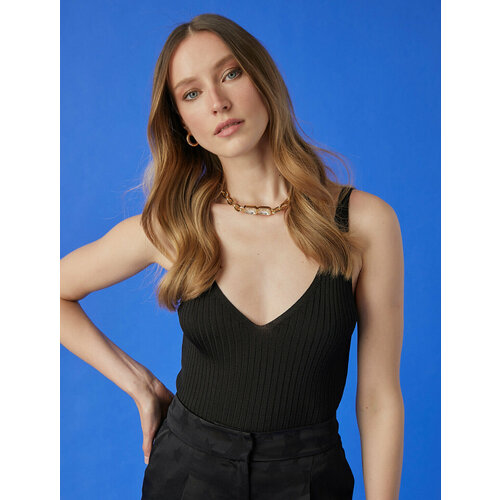 фото Топ koton, размер 48, коричневый