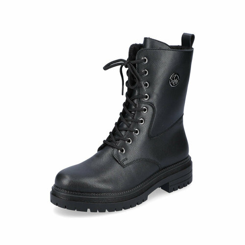 фото Ботинки rieker, размер 36, черный