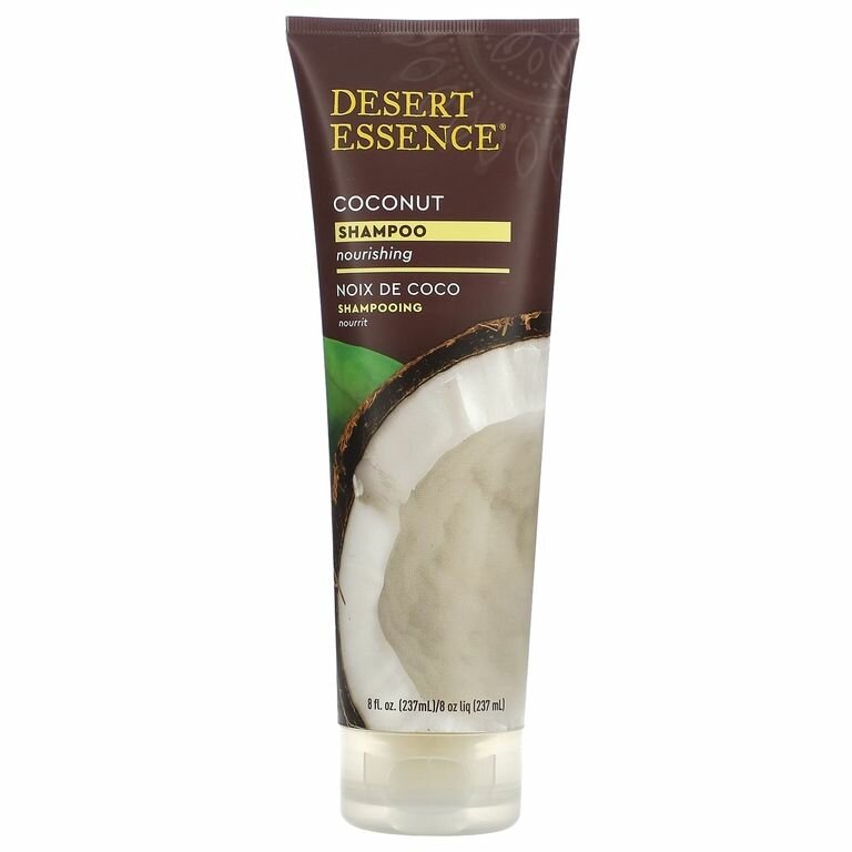 Desert Essence, шампунь питательный с кокосом, 237 мл