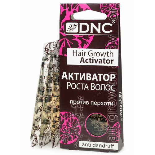 DNC Активатор роста волос – средство против перхоти, 45 г, 15 мл, 3 шт., пакет