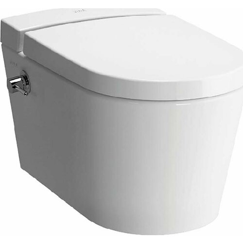 Унитаз подвесной VitrA Nest 5176B003-6233 безободковый, с функцией биде и сиденьем микролифт, белый