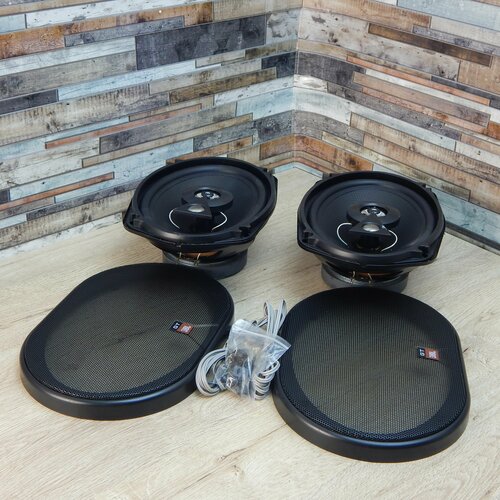 Автомобильные динамики серия Гранд-Туризм GTO 962 165 См 6x9 Дюйм 1600 Вт Комплект из 2 штук Коаксиальная акустика 3-х полосная С защитными сетками 380000₽