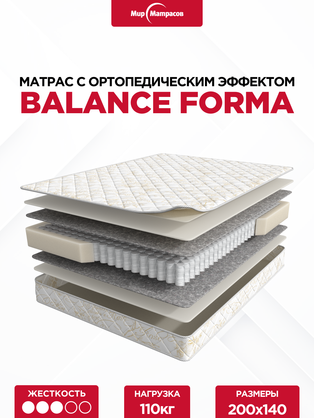 Матрас Balance Forma 200*140 см.
