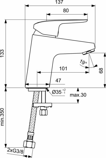 Смеситель для ванны Ideal Standard - фото №9