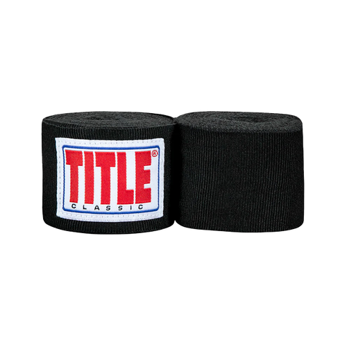 Боксерские бинты TITLE Classic Hand Wraps 2.0 Black (One Size)