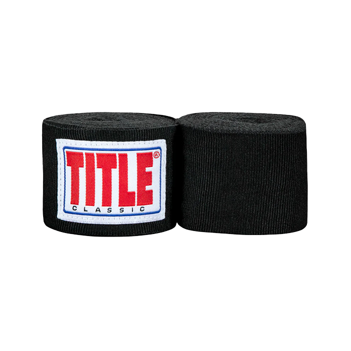 Боксерские бинты TITLE Classic Mexican Hand Wraps 2.0 Black (One Size)