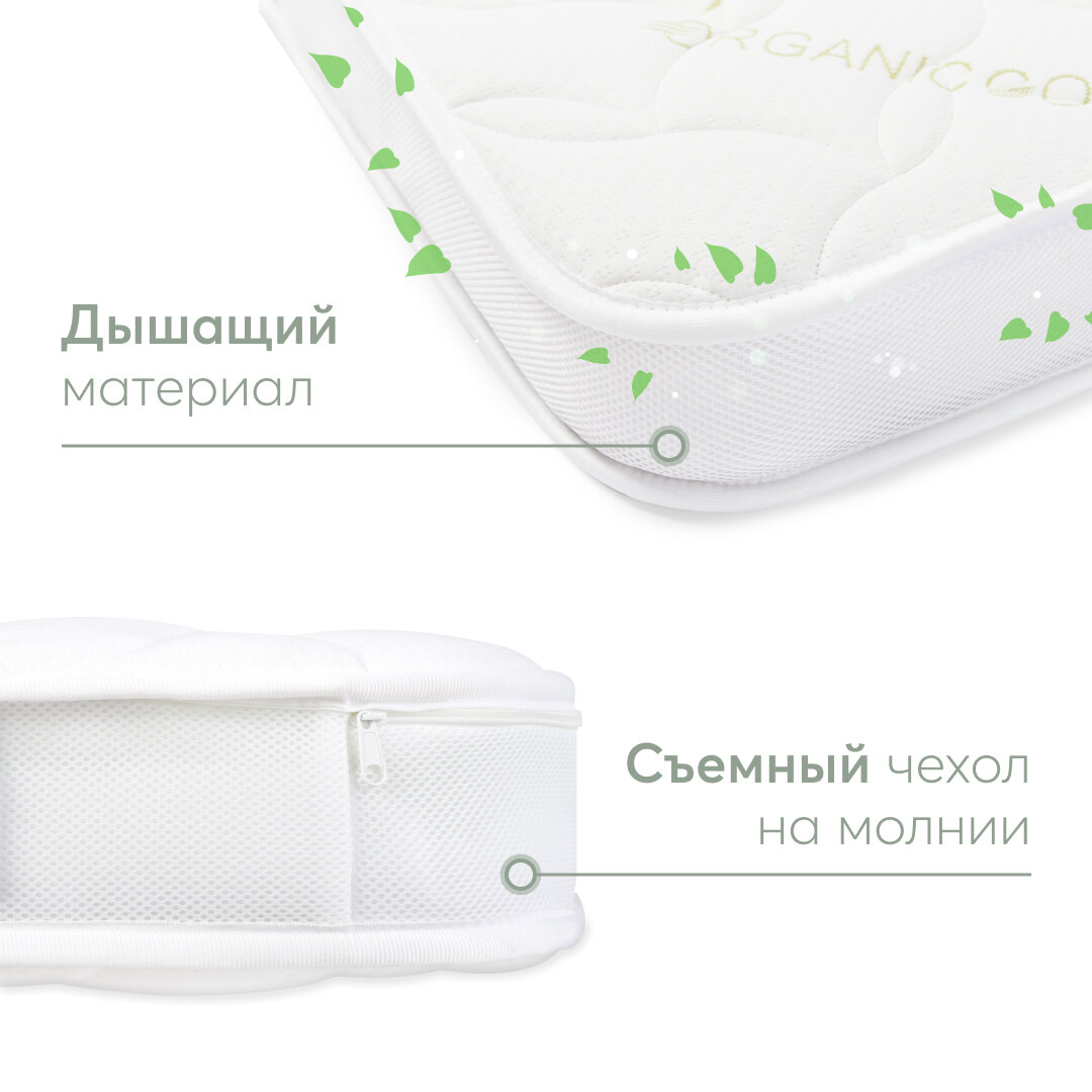 95030, Матрас Happy Baby для кроватки MOMMY LOVE 145х70 см