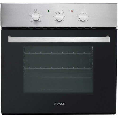 Электрический духовой шкаф Graude COMFORT BE 600 E серебристыйчерный 3 режима нагрева управление Classic Control объем 73 л 3699000₽