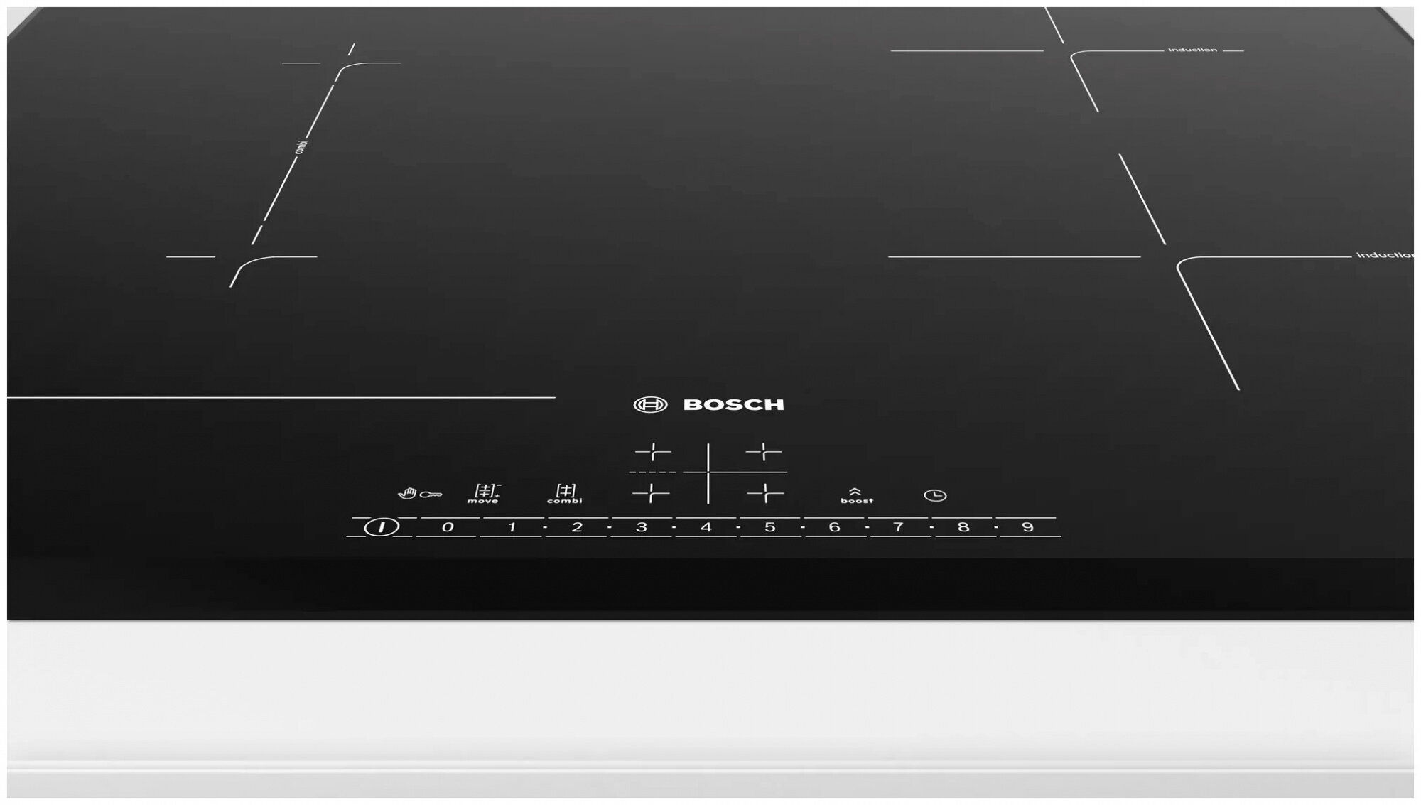 Индукционная варочная поверхность Bosch PVS645FB5E черный - фото №13