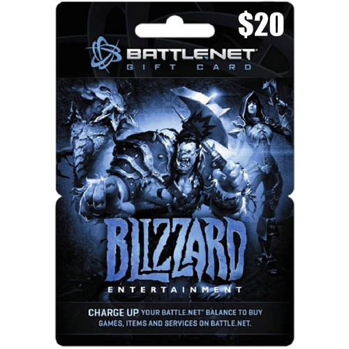 Подарочная Карта пополнения Blizzard 20$ - GIFT CARD Blizzard 20 USD