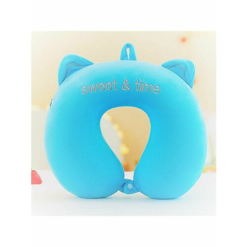 Подушка для шеи , голубой