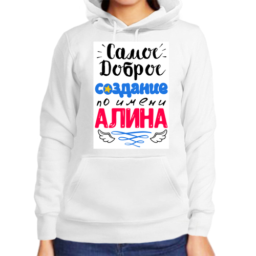 алина Худи размер 3XL, белый