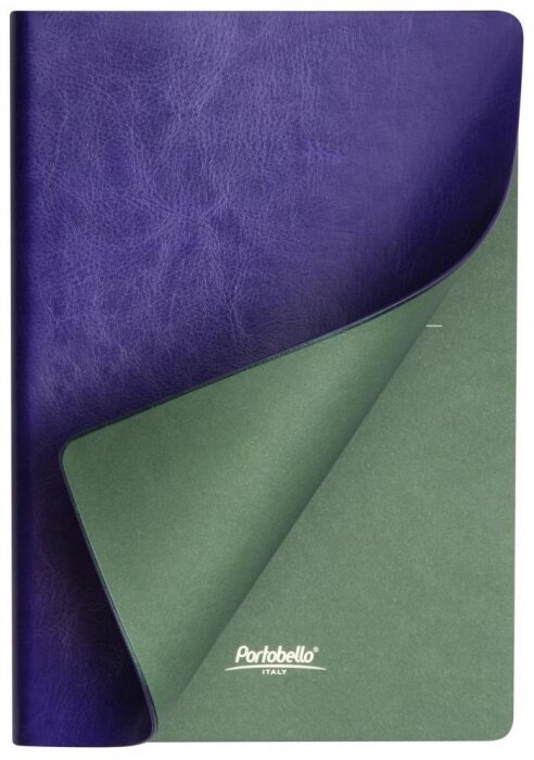 Portobello 15256.034 Ежедневник portobello river side, недатированный, а5, фиолетовый/зеленый