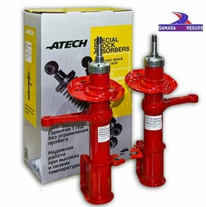 Амортизатор передней подвески "ATECH" SPORT-OIL 2170-2190 с занижением (-30) 2 шт. масляные (к-т)
