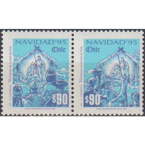 Почтовые марки Чили 1995г. Рождество Рождество MNH