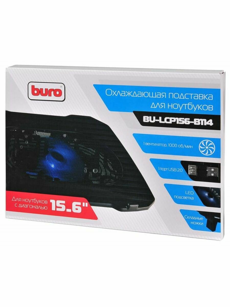 Охлаждающая подставка для ноутбука BU-LCP156-B114 15.6"