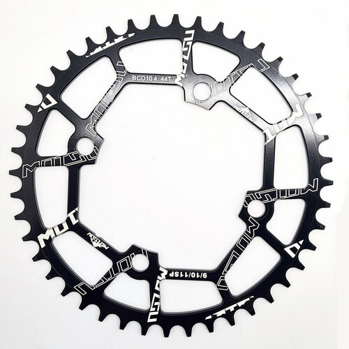 Китайские производители Звезда NARROW/WIDE 104BCD 44T, AL7075 deckas 104bcd bike chainring 40t 42t 44t 46t 48t 50t 52t tooth narrow wide chainring road bike mountain bike chainwheel 104 bcd