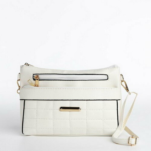фото Сумка кросс-боди сима-ленд, белый сима-лэнд