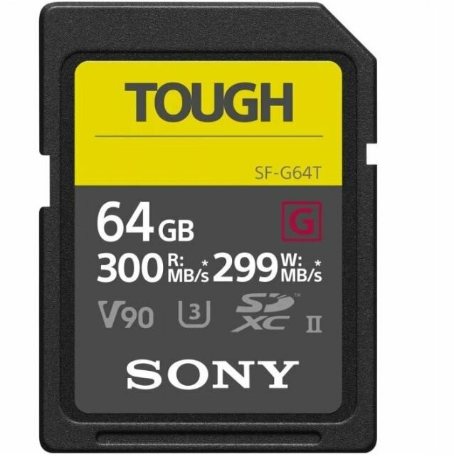 Карта памяти Sony SF-G64 Tough 300/299 мб/с UHS-II