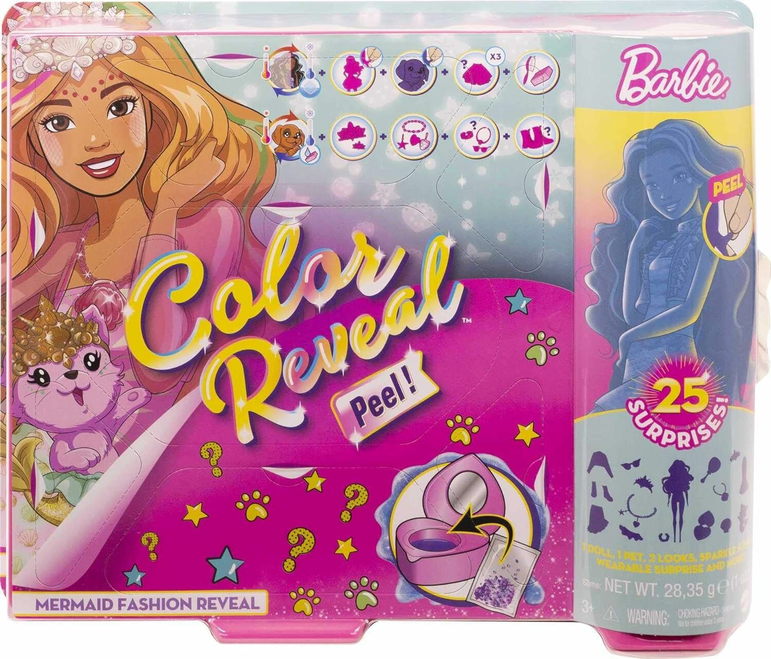 Кукла Игровой набор Барби Barbie Color Reveal и 25 сюрпризов