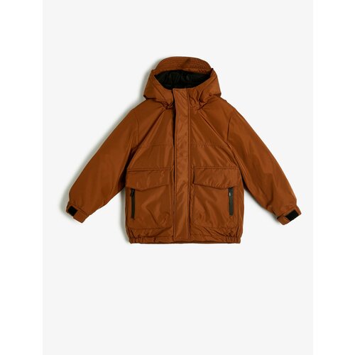 Куртка KOTON, размер 6-7 лет, коричневый куртка koton размер 6 7 лет черный