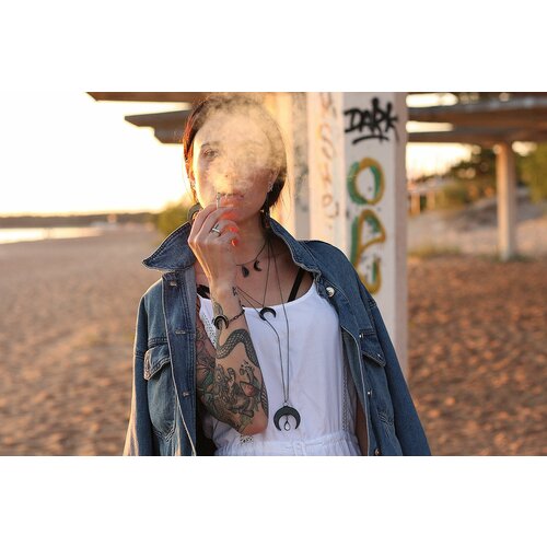 фото Подвеска kate sho, стекло, черный