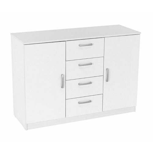 Комод для одежды с ящиками Боровичи 208 Белый ШхВхГ 1208 х 860 х 447 мм 13650₽