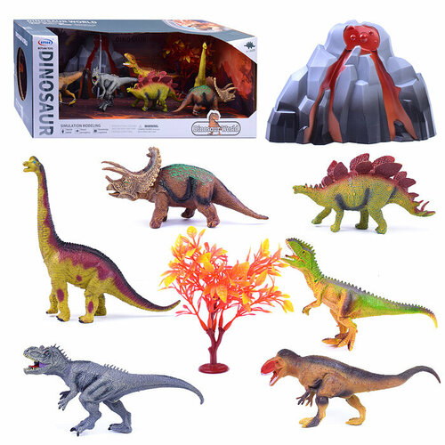 Набор BY568-968 Динозавры. Вулкан-2 в коробке