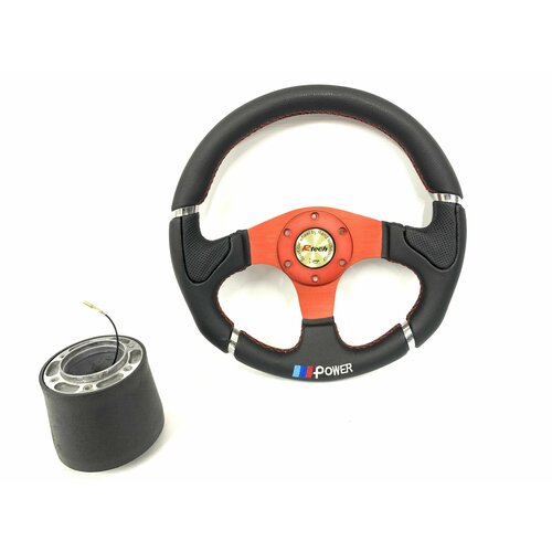 Спортивный руль с адаптером на ВАЗ 2101,2102,2103,2104,2105,2106,2107