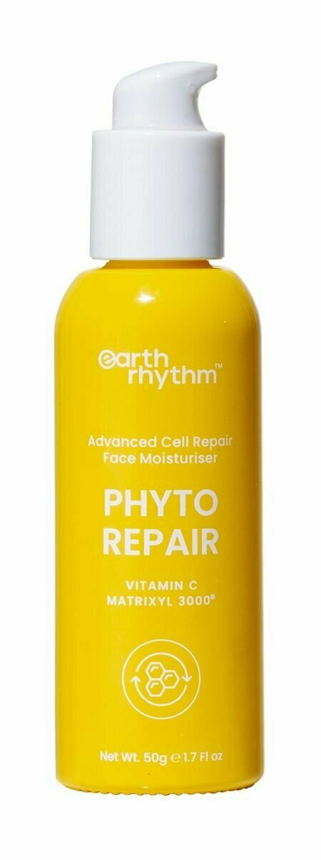 Восстанавливающий крем для лица с витамином С и матриксилом 3000 / Earth Rhythm Phyto Repair Advanced Cell Repair Face Moisturiser