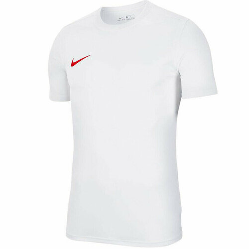 Футболка спортивная NIKE M Nk Df Park Vii Jsy Ss BV6708-103, размер S, белый, бежевый футболка nike asga men s nk df freak print ss te white белый